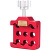 Generic Telescopio Morsetto for scanalatura for telescopio astronomico Morsetto for piastra da 210 mm Piattaforma for montaggio a sella Vixen(Red)