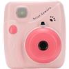 Lazmin112 Fotocamera a Stampa Istantanea, Fotocamera Digitale con Schermo da 2,4 Pollici con Stampa di Video e Foto 1080P, per Regali di Natale di Compleanno, Include 2 Rotoli di Carta
