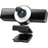 DMETE Telecamera per videoconferenza Webcam 4k 8k. Telecamera autofocus con microfono LED USB. Fill Light Mini Cam for la videoconferenza Pc Accessori per grandi sale riunioni(1K (With Tripod))