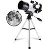 YangRy Professional Astronomical Telescope for Beginners, 300X70mm Space Zoom 150X Refractive Telescope, Watch Stars Moon YangRy