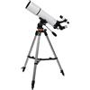 Generic Binocolo astronomico, apertura 80 mm, lunghezza focale 500 mm, rifrattore astronomico monoculare con treppiede, 2 oculari, borsa per il trasporto per adulti, educativo