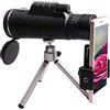 YangRy Mobile Phones Monocular Telescope with Compass and Tripod,Astronomical Refractor Telescope,Mini Telescope,Durable Outdoor Application YangRy