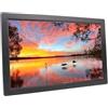 YUNHEST Cornice fotografica digitale IPS ad alta definizione da 22/24 pollici, album fotografico elettronico Full HD 1080P, for uso domestico e commerciale(Color:Black,Size:22 inch)