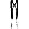 Generic Tracolla for fotocamera digitale DSLR in pelle a doppia spalla Accessori for fotografia Imbracatura Facile da trasportare(Black B)