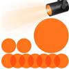 Lurrose Set da 10 Filtri Colore per Flash LED 66mm, Pellicola Solare a Gel Arancione per Fotografia e Video, Diffusore Luce Compatto per Lampade Spot, Effetti Tramonto per Illuminazione