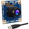 Magnolia Modulo fotocamera USB da 2 MP, 1080P HD 30/60/120 FPS, Wecam ad alta velocità, obiettivo grandangolare a fuoco fisso da 2,1 mm, mini fotocamera indutriale, plug and play, per monitoraggio CNC