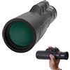 SweAtz Monoculari 8-20x50 Zoom ad alta potenza Telescopio monoculare FMC BAK4 Prisma per concerti Viaggiare Fauna selvatica con treppiede Clip per telefono