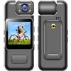 ReachMall Fotocamera 5K Body con WiFi, obiettivo girevole a 180°, batteria 1000mAh, visione notturna, mini cam portatile per sicurezza
