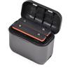Andoer Caricabatteria con 2 canali di batteria Scatola di ricarica con porta USB Custodia di ricarica tascabile con batterie da 1800 mAh Compatibile con Insta360 X3