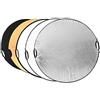 ZCTL 5 in 1 110 cm 43 pollici Portatile Pieghevole Luce Rotonda Fotografia Riflettore per Studio Multi Photo Disc