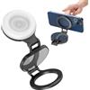 Genérico LED Dimmerabile - Morbido con Clip Magnetica e Specchio, Riempimento per il Telefono Portatile | Opzione di Illuminazione Versatile Lavoro Fotografia Trucco Creatore di contenuti video