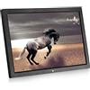 UsmAsk Spacmirrors Cornice per foto digitale da 15 pollici 1280 * 800 1080P HD IPS Display LCD Cornice elettronica e porta USB con sensore di movimento Supporto MP3/MP4/Calendario/Sveglia Uso in ufficio dom