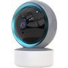 bjlysk Telecamera di sicurezza per interni HD 1080p, Smart Camera WiFi Pan/Tilt a 360° con visione notturna, audio a 2 vie, rilevamento del movimento, telecamera per animali domestici/baby monitor con app