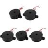 uxcell Aexit 5 Pcs DC 2-30V 90dB Passivo Suono Passivo Allarme elettronico Buzzer nero 42 x 16mm ID: 638270