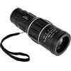 Generic s Binocolo portatile 16 X 52 alto sopra binocolo monoculare 98 / 8000M binocolo di plastica per esterni nero sport all'aria aperta