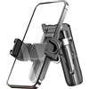 Generic Treppiede per supporto telefonico treppiede per telefono da tasca treppiede portatile con treppiede senza fili per telefono remoto supporto estensibile per telefono con rotazione di 360 g