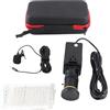HUIOP Fotocamera del computer,4K Videocamera HD Videocamera Computer Webcam 8 Megapixel Zoom ottico 10X Zoom grandangolare 60 gradi Messa a fuoco manuale Compensazione dell'esposizione automatica con
