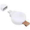 SHINROAD Caricatore per orologio senza grovigli Compatto Wireless Magnetico Portatile Tascabile Smartwatch Tipo-c Stazione di Ricarica per Apple 8 7 6 5 4 3 2 1 Bianco