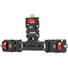 Qcbuegof Supporto regolabile triplo supporto in alluminio 1/4 pollici per Action Camera Phone LED Tripod Live Stream Selfie Stick Professionale Fotografia Equipaggiamento Stand Stand