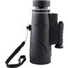 BESTonZON Telescopio Monoculare Ingrandimento per Osservazione Notturna Ottica di Portatile e Resistente per Viaggi Sport e Osservazione della Natura Funziona Bene Condizioni di Scarsa