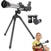 Rianpesn Telescopio per Bambini, Rifrattore Ottico Monoculare con Treppiede, Monoculare Portatile da Viaggio per osservare i paesaggi delle Stelle delle Lune