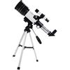 Artibetter Telescopio 300mm Astronomico con 70mm Refrattivo Treppiede | Lega di Alluminio, Oculare 20mm e 6mm, Cercatore 5x24, per Astronomi Principianti Colore Casuale
