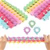 GHVACZS 15 pezzi Stretchy Caterpillar, Caterpillar Stretchy String Giocattoli colorati Stretchy Toy, giocattoli stretch per bambini e adulti autismo e trattamento ADHD