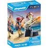 PLAYMOBIL Pirates 71421 Pirata con Cannone, Giocattolo per Bambini dai 4 Anni