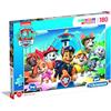 Clementoni - 29105 - Supercolor Puzzle - Paw Patrol - 180 pezzi - Made in Italy, puzzle bambini 7 anni+