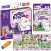 mierEdu Libro magico da colorare ad acqua - Libro da colorare per bambini dai 3 anni in su, con penna ad acqua, libro da colorare per animali domestici, pittura con acqua senza macchie, giocattoli da
