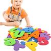 Generic Lettere da bagno - 36 pezzi giocattoli da bagno, lettere e numeri, giocattolo da bagno galleggiante per bambini piccoli, colorato, educativo e divertente, per 1-3 anni,