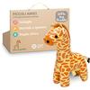 Little Big Friends I Piccoli amici Tiny Friends | Sonagli per bambini | Animale morbido | Facile da pulire | Decorazione per la cameretta | Gina la giraffa