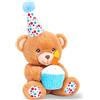 Deluxe Paws - Peluche ecologico, 100% riciclato (motivo Happy birthday)