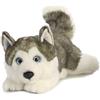 Aurora, 26263, MiYoni Husky sdraiato, 28cm, Peluche, Grigio