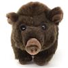 Uni-Toys - Bambola con cinghiale in piedi, 23 cm (lunghezza), maiale di peluche, peluche
