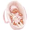 LICHENGTAI Bambole RebirthSimulazione in Morbido Vinile Bambola Rebirth Femmina Toddler Baby Lavabili Bambole Realistico Bambola Giocattolo Bambole in Miniatura per Bambini Ragazzi Ragazze