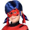 My Other Me - Parrucca da bambina rossa Ladybug con parrucca e maschera. Perfetto per brillare a una festa in costume in stile eroico