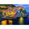 HUADADA Puzzle da 1000 Pezzi per Adulti - Puzzle Impossibile, Regalo, Gioco di Abilità, Intelligente e Colorato - Motivo Cinque Terre