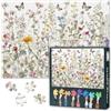 TISHIRON Puzzle da 1000 pezzi per adulti - difficile impossibile difficile puzzle di famiglia, 70 x 50 cm Jigsaw puzzle pianta e farfalla, puzzle per donne decorazione della casa