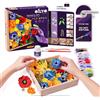 OKTO Art Kit Freedom | Set artistico 3D per decorazioni da parete per la casa, kit artigianali per adulti e adolescenti | Scatola artigianale con argilla modellabile per piante grasse | Kit per hobby