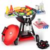 JOYIN 34 PCS Set di grill per barbecue giocattolo, gioco di finzione per piccolo chef, set di giocattoli per barbecue interattivi per cucina giocattolo da cucina per bambini