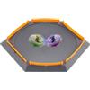 Yhsioaklo Burst Battling Set | Burst Beystadium | Riutilizzabile Metal Fusion Battling Top Stadium Duel Spinnings Top Launcher Stadium | Gioco di battaglia ispessito portatile per campo di allenamento