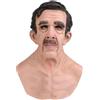 Generic Maschera da scherzo per uomo vecchio - Maschera di Halloween spettrale da vecchio in lattice | Accessori per fotografia di moda, maschera realistica per cosplay, feste in case infestate, lattice