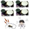 GodbTG 4 Pack Annoyatron Random Noise Maker, Annoyatron 3.0 Noise Maker Prank, Annoy A Tron Prank, Hidden Pranks Beeping Several Months, Funny Office Pranks for Adults (Purple)