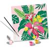 Ravensburger - CreArt Serie Trend Quadrati, Piante Tropicali, Dipingere con i Numeri, Kit Pittura, Idea Regalo Donna o Uomo, 14+ Anni, 20x20 cm