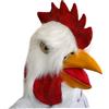 Gogogmee Maschera da Gallina in Lattice Realistica Bianca Copricapo per Costume Halloween Accessorio Cosplay Leggero e Traspirante per Feste e Carnevale Taglia Unica Portatile