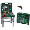Theo Klein 8676 Tool Shop Bosch, con Avvitatore a Batteria Ixolino Bosch Alimentato a batterie, Richiudibile e Facilmente trasportabile, Giocattolo per Bambini a Partire dai 3 Anni di età