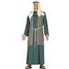FIESTAS GUIRCA Costume da pastore arabo verde Presepe Vivente taglia L