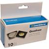 Generisch Leuchtturm QUADRUM - Capsule per monete da 2 euro, confezione da 10 (26 mm)