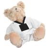 Homoyoyo Orsetto di Peluche Taekwondo Nero in Morbido Peluche Cotone Pp, Design Creativo Adorabile, come Ricordo Memorabile o Decorazione per Scrivanie e Auto